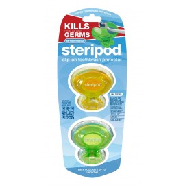 La solución para las bacterias en los cepillos de dientes Steripod ST-201 Amarillo-Verde