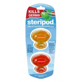 La solución para las bacterias en los cepillos de dientes Steripod ST-201 Naranja-Rojo